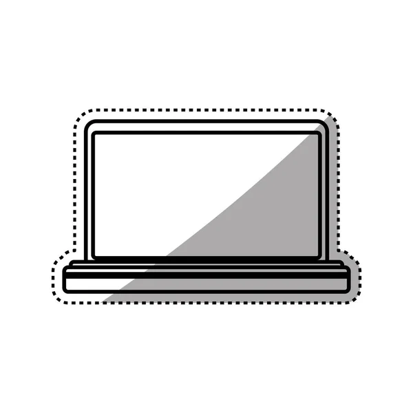 Laptop pc tecnologia — Vetor de Stock