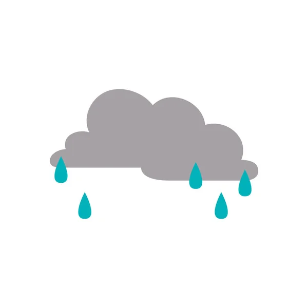 Pogoda deszczowa chmura — Wektor stockowy