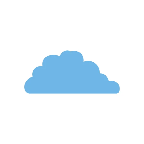 Symbole météo nuage — Image vectorielle