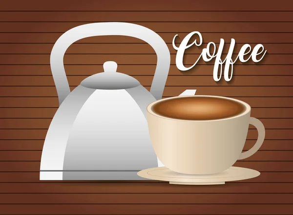 Café boissons design — Image vectorielle