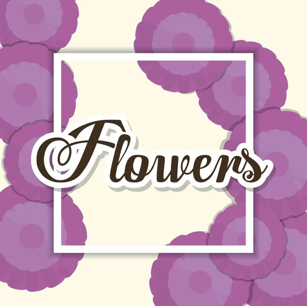 Krásný design květin — Stockový vektor