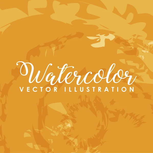 Diseño de acuarela colorido — Vector de stock