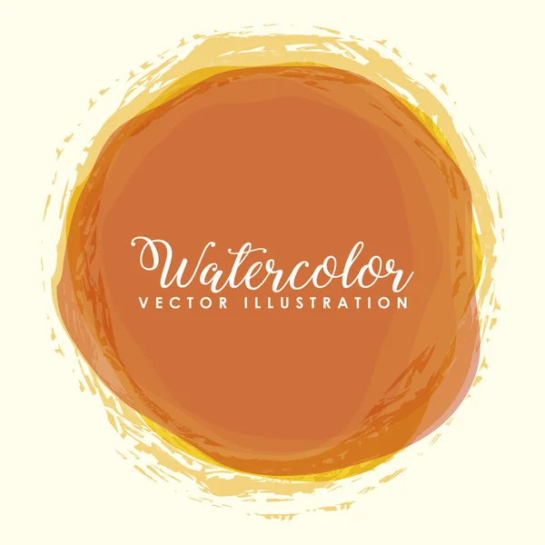 Diseño de acuarela colorido — Vector de stock