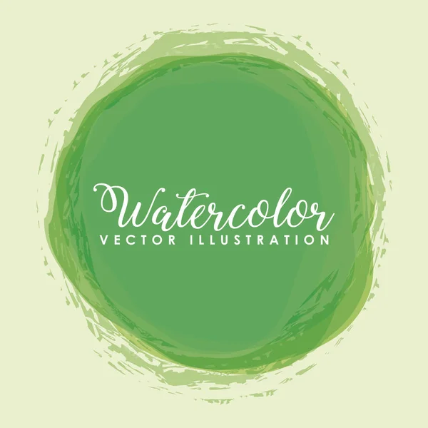 Colorful watercolor design — Stock Vector