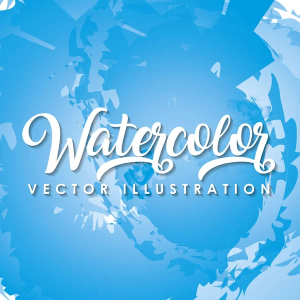 カラフルな水彩デザイン — ストックベクタ