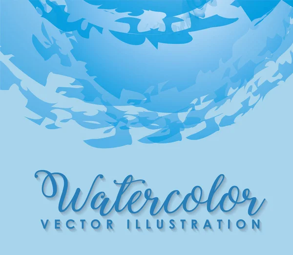 Красочный дизайн акварели — стоковый вектор
