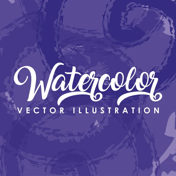 Barevný akvarel design — Stockový vektor