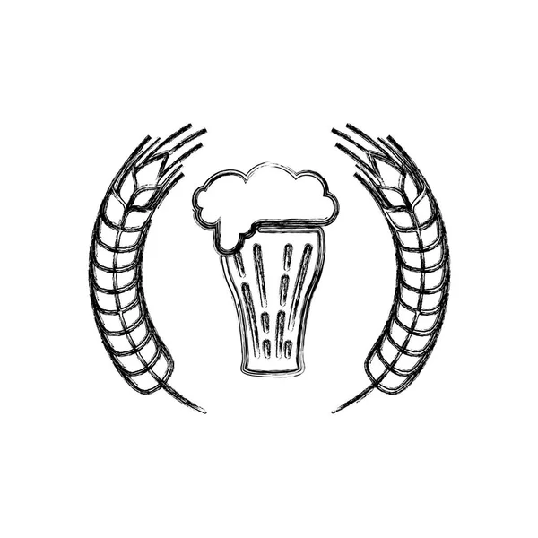 Bier und Brauerei — Stockvektor