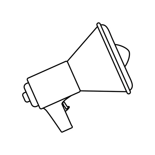 MegaFon eller bullhorn symbol — Stock vektor