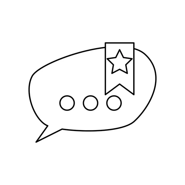 Chat bubble speakbox — Stockvector