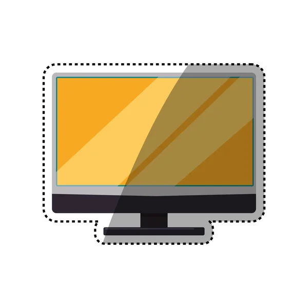 Modern tv technology — Stock Vector