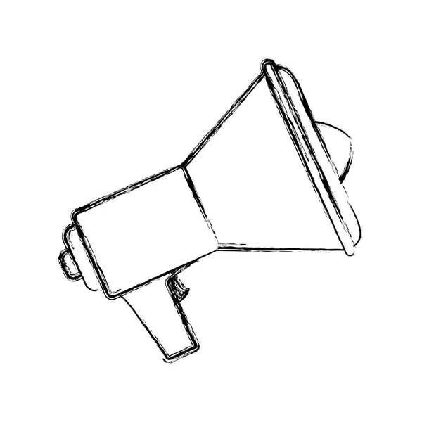 MegaFon eller bullhorn symbol — Stock vektor