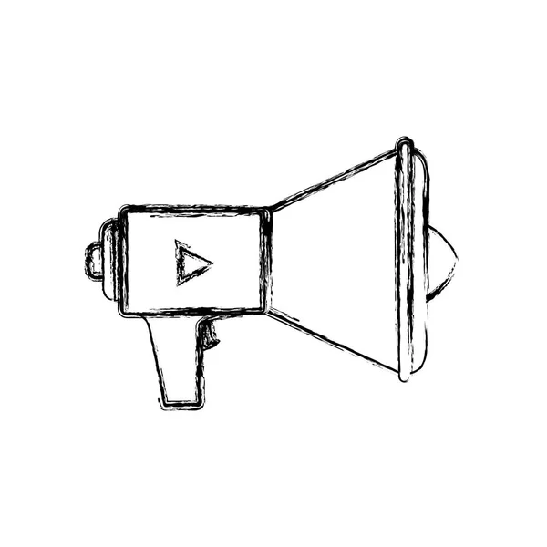 Megafon nebo bullhorn symbol — Stockový vektor