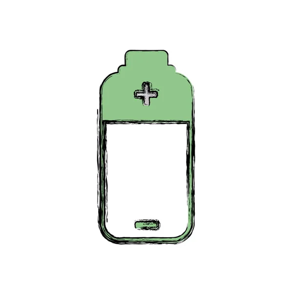 绿色能源电池 — 图库矢量图片
