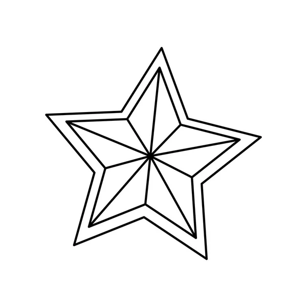 Estrella símbolo de forma — Archivo Imágenes Vectoriales