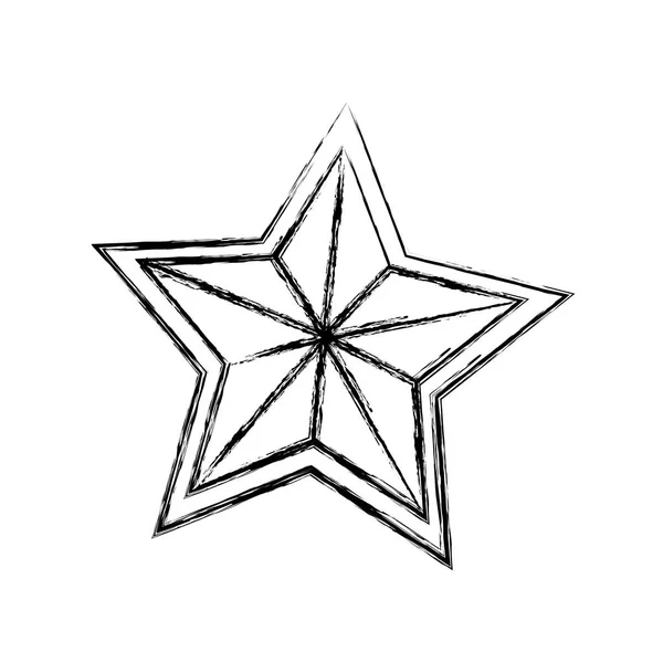 Tvar hvězdy symbol — Stockový vektor