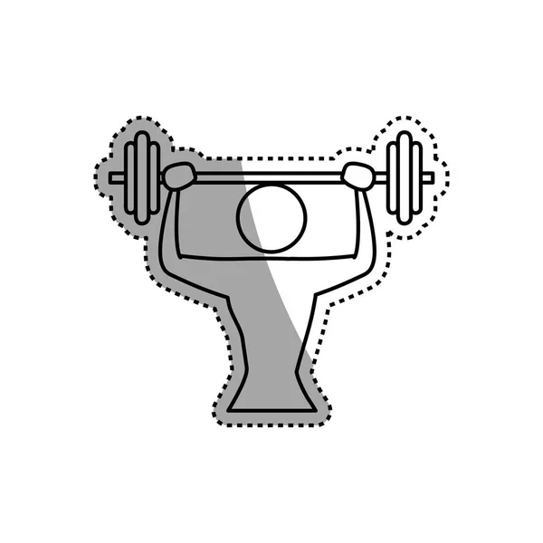 Gym et mode de vie fitness — Image vectorielle