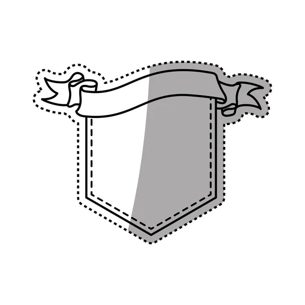 Dekoratives Banner-Emblem — Stockvektor