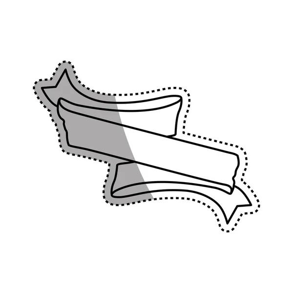Emblema banner decorativo — Vettoriale Stock