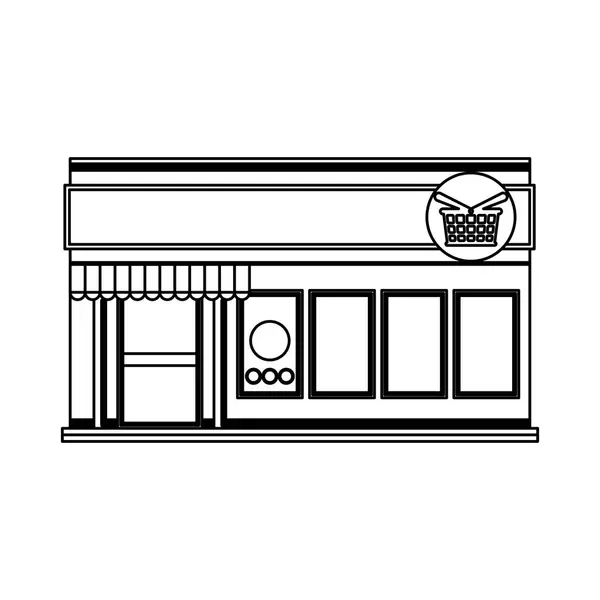 Loja loja edifício — Vetor de Stock