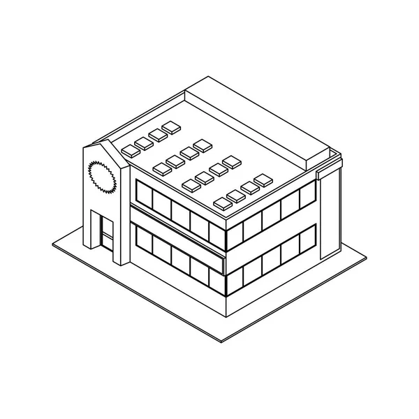 Winkel shop gebouw — Stockvector