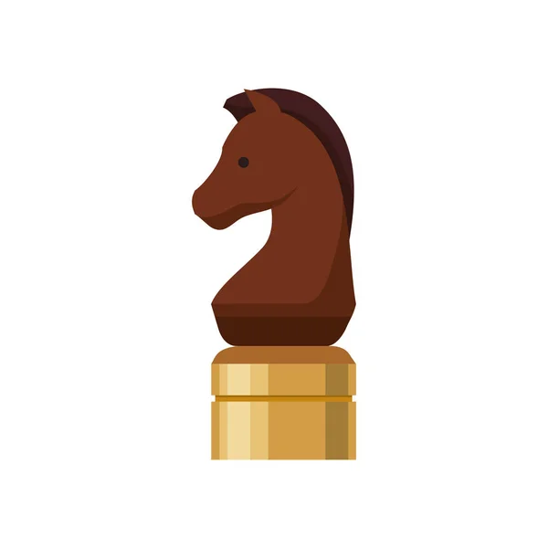 Jogo de xadrez cavalo —  Vetores de Stock