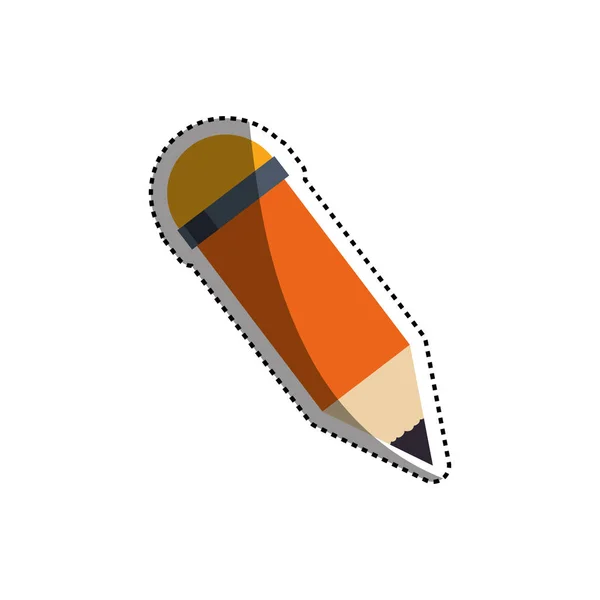 Crayon et éducation — Image vectorielle