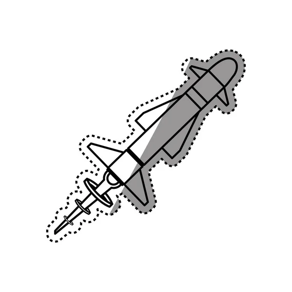 ミサイル ロケット兵器 — ストックベクタ