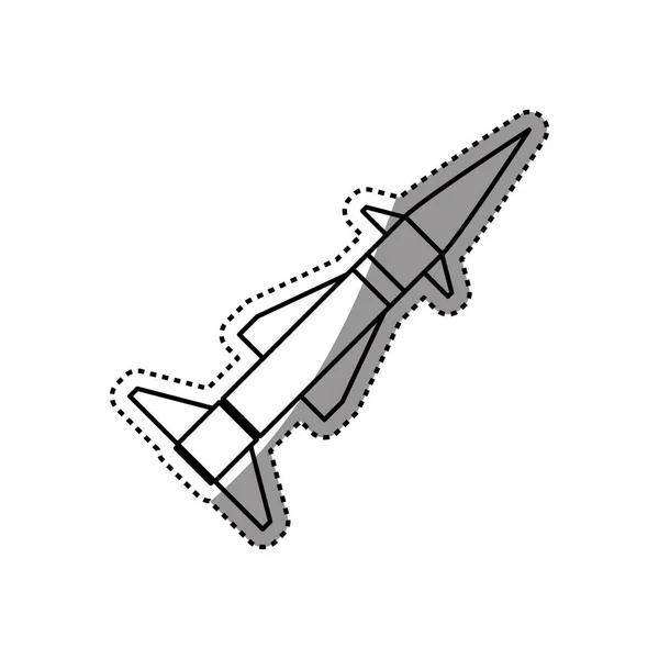 미사일 로켓 무기 — 스톡 벡터
