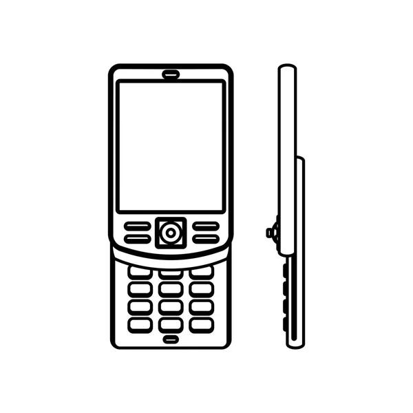 Teléfono móvil Tecnología móvil — Vector de stock