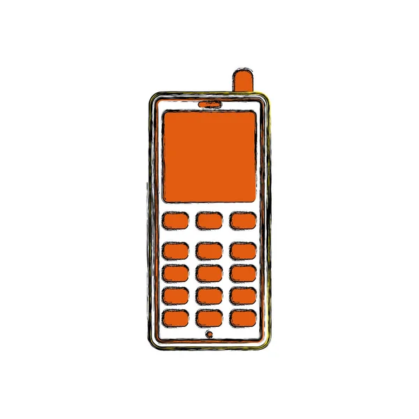 Мобільний стільниковий телефон технології — стоковий вектор