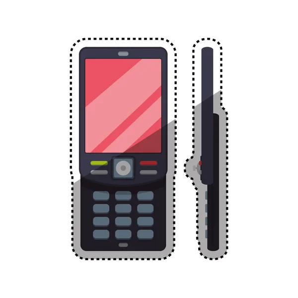 Cellphone mobile technology — Stock Vector