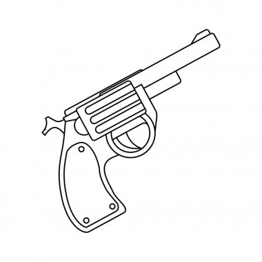 İzole tabanca silah