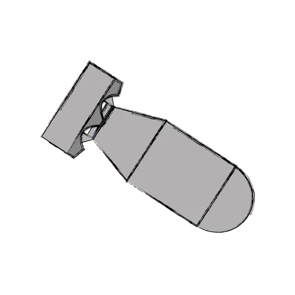 Nucleaire bom wapen — Stockvector