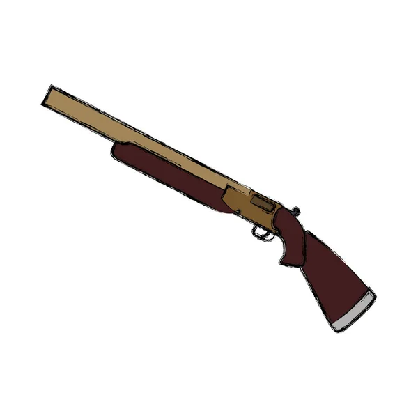 Изолированное ружьё — стоковый вектор