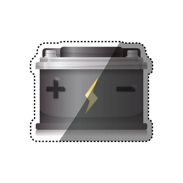 Batterie isolée — Image vectorielle