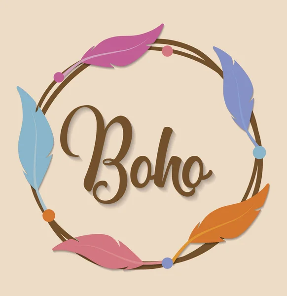 Boho-Design — Stockvektor