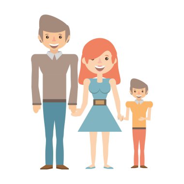 mutlu aile sevgisi üyeler