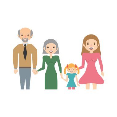 portre insanlar aile mutluluğu