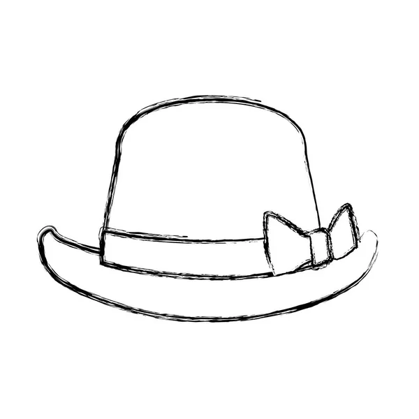 Класичний вінтажний капелюх — стоковий вектор