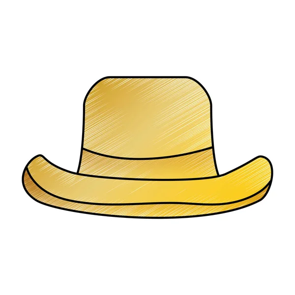 Класичний вінтажний капелюх — стоковий вектор