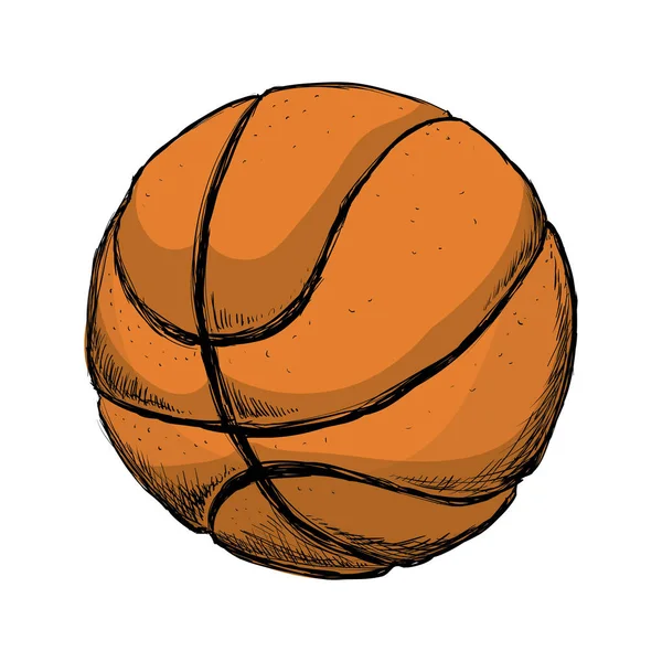 Jogo de bola de basquete — Vetor de Stock