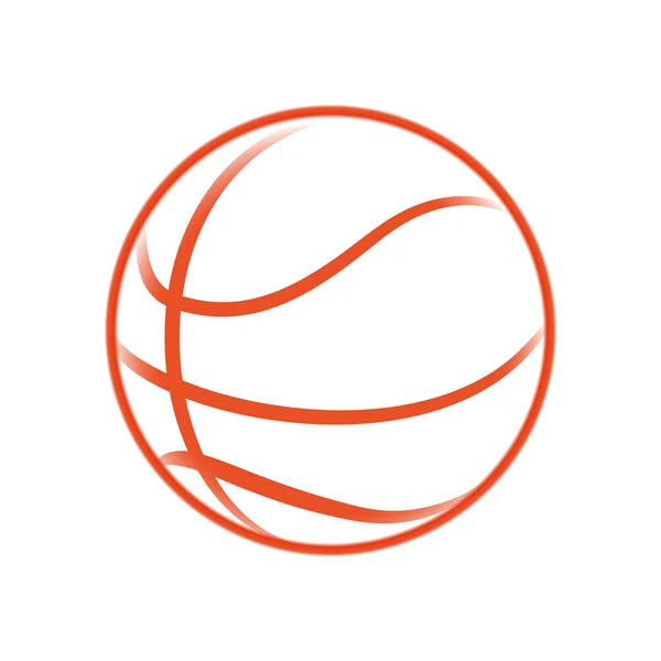 Baloncesto pelota juego — Vector de stock