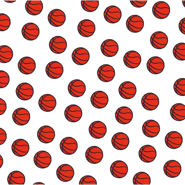 Basketbal balspel — Stockvector