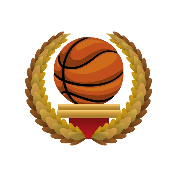 Basketbol topu oyunu — Stok Vektör