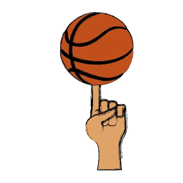Basketballspiel — Stockvektor