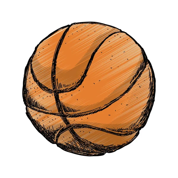 Basket ball-spel — Stock vektor