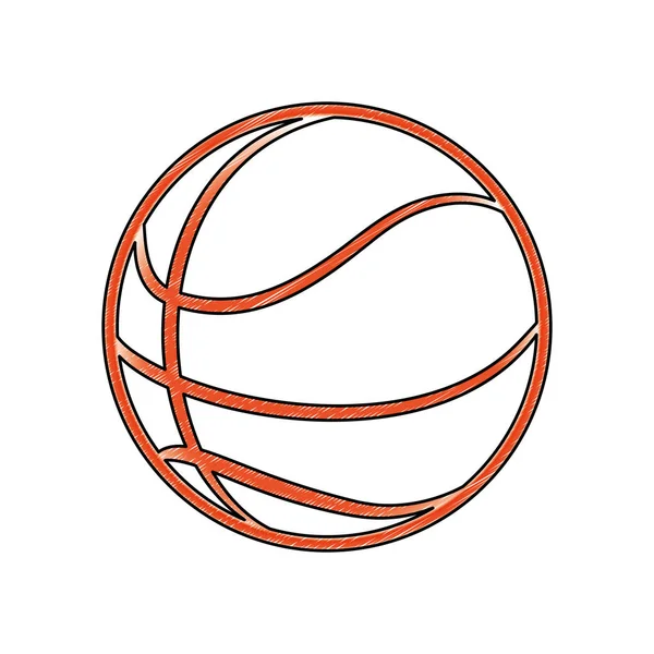 Baloncesto pelota juego — Vector de stock