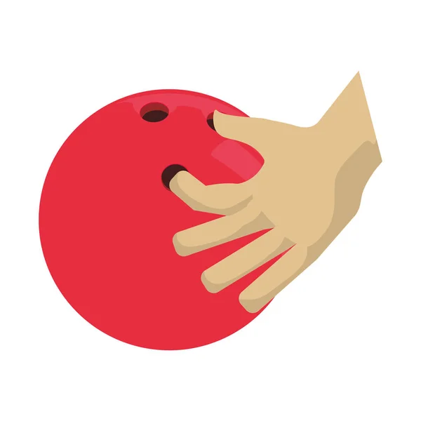 Bowling jeu de sport — Image vectorielle