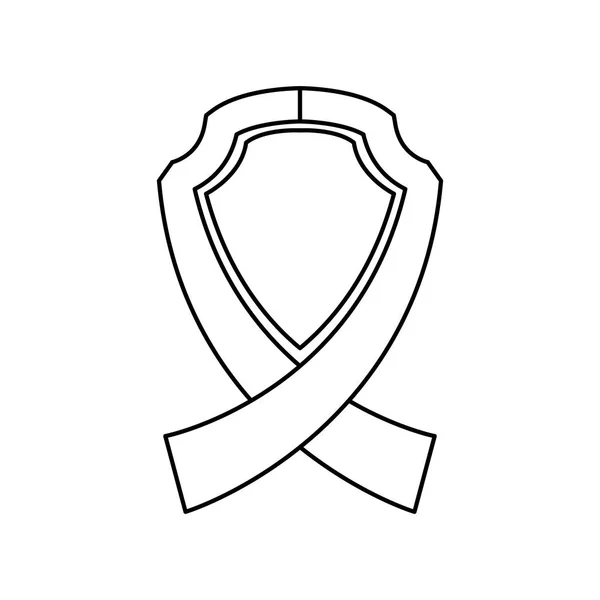 Symbole de campagne contre le cancer du sein — Image vectorielle